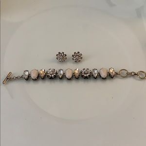Chloe and Isabel bracelet and earring set